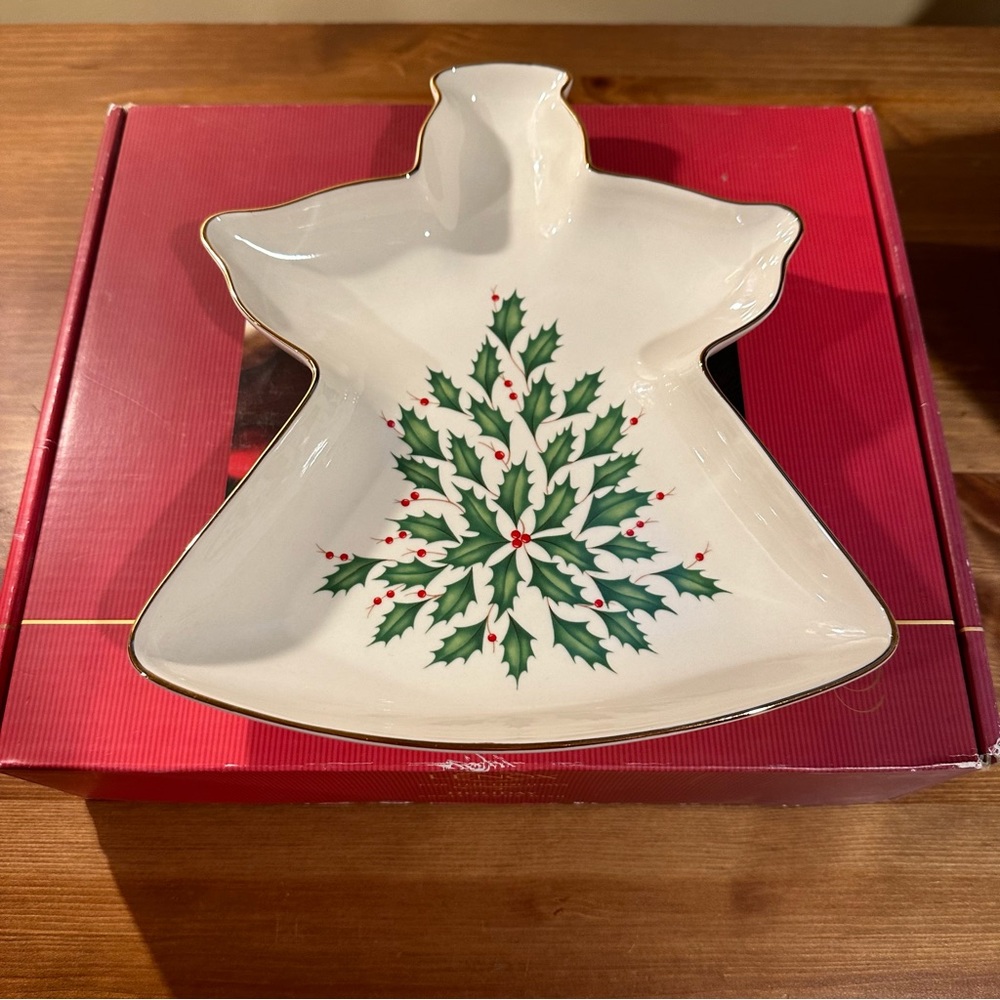 Lenox Holiday Angel Candy Dish New In Box
